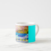 lopen op het strand espresso kop (Voorkant rechts)