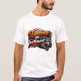 Lopen op instinct t-shirt