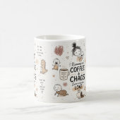 Lopen op Koffie & Chaos Moeder Humor Koffiemok (Center)