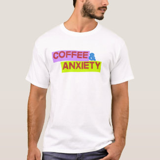 Lopen op Koffie en Angst Herkenbare Hustle T-shirt