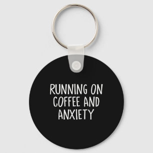 Lopen Op Koffie En Angst Stress Verlichtende Menta Sleutelhanger