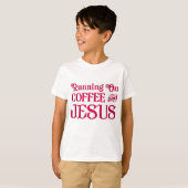 Lopen op koffie en Jezus T-shirt (Voorkant volledig)