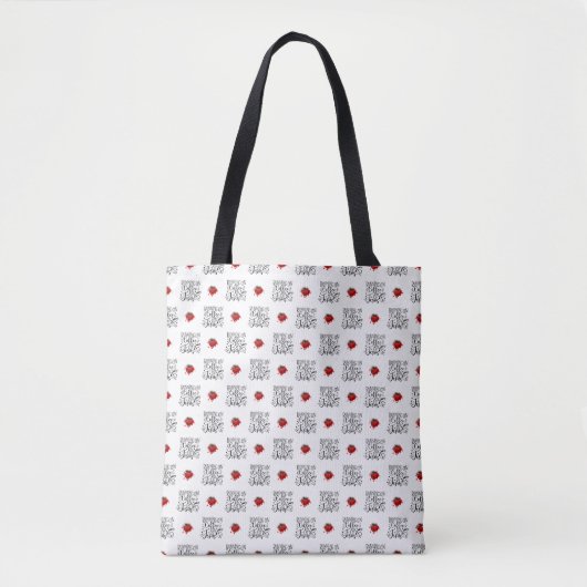 LOPEN OP KOFFIE... TOTE BAG (Voorkant)