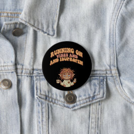 Lopen op Vibes & Ibuprofen – Gremlin Ronde Button 7,6 Cm