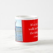 Lopen op water koffiemok (Center)