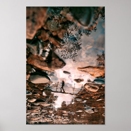 Lopen op water poster (Voorkant)