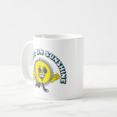 Lopen op Zonneschijn Koffiemok (Voorkant links)