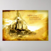 Lopen over Zion Poster (Voorkant)