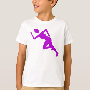 Lopen - Paars T-shirt