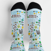 LOPEN PEE SNOOZE Bulldog Hond Modern Sokken (Top)