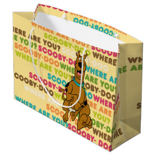 Lopen scooby-Doo die "waar u bent? " Large Cadeautasje