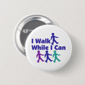 Lopen terwijl ik kan ronde button 5,7 cm (Voorkant /achterkant)