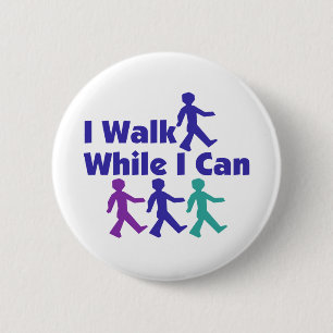 Lopen terwijl ik kan ronde button 5,7 cm