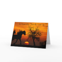 Lopen van het paard Vrij bij Zonsondergang