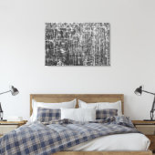 lopen van muren af canvas afdruk (Insitu (Slaapkamer))