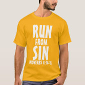 LOPEN VAN SIN, Christelijk T-shirt (Voorkant)