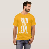 LOPEN VAN SIN, Christelijk T-shirt (Voorkant volledig)