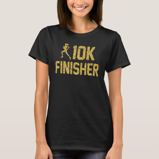 Lopend - 10k Finisher - Jogging - Marathon - Runn T-shirt (Voorkant)