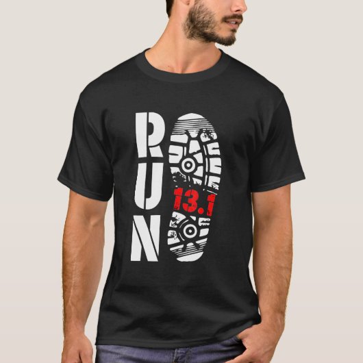Lopend - 131 mille marathonlooprun t-shirt (Voorkant)
