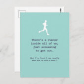 Lopend binnen ons/sluit hem op met een bier briefkaart (Voorkant / Achterkant)