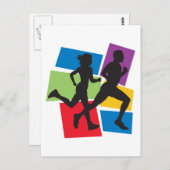 Lopend Briefkaart (Voorkant / Achterkant)