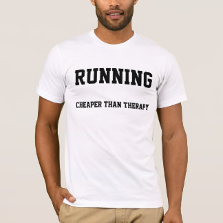 Lopend: Goedkoper dan Therapy t-shirt