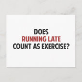 Lopend Late Telling als Oefening? Briefkaart (Voorkant)