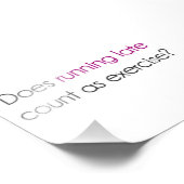 Lopend Late Telling als Oefening? Foto Afdruk (Hoek)