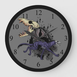 Lopend Monster Grote Klok