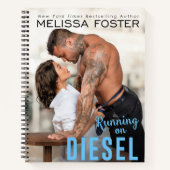 Lopend op Diesel - 8,5" l x 11" b Notitieboek (Voorkant)