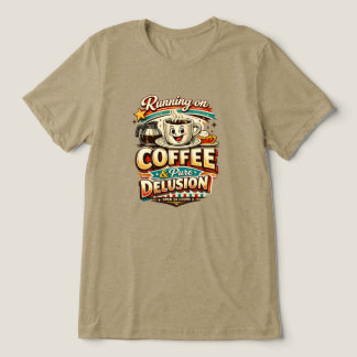 Lopend op Koffie en Waanideeën Tri-Blend Shirt
