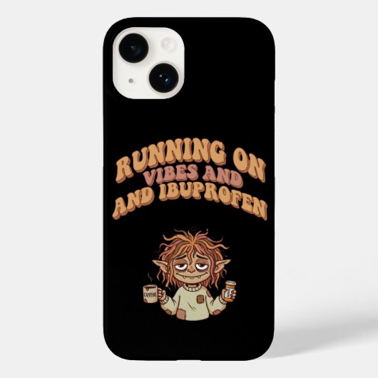 Lopend op Vibes & Ibuprofen – Gremlin Case-Mate iPhone Case (Achterkant)