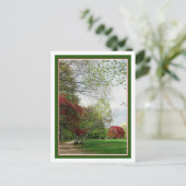 Lopend pad voor Springtime Briefkaart (Staand voorkant)