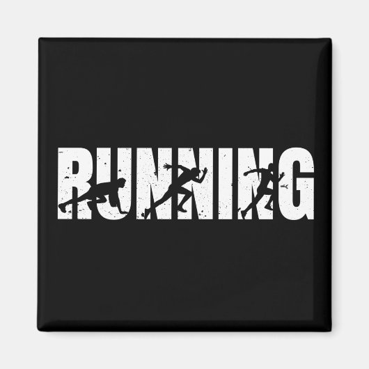 Lopend| Runner| Marathon Magneet (Voorkant)