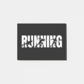 Lopend| Runner| Marathon Post-it® Notes (Voorkant)