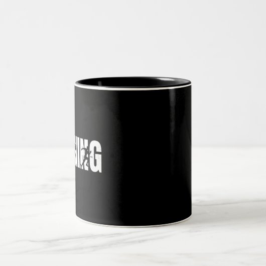 Lopend| Runner| Marathon Tweekleurige Koffiemok (Center)