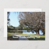 Lopend spoor Fotografie natuur Venice Florida Briefkaart (Voorkant / Achterkant)