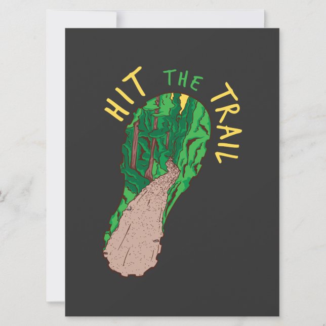 Lopend - steek het spoor (Voorkant)