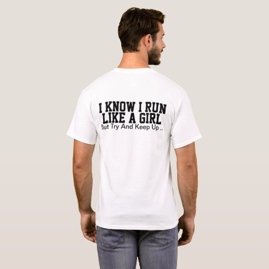 Lopend T-shirt (Achterkant volledig)