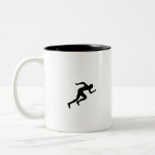 Lopend Tweekleurige Koffiemok (Links)