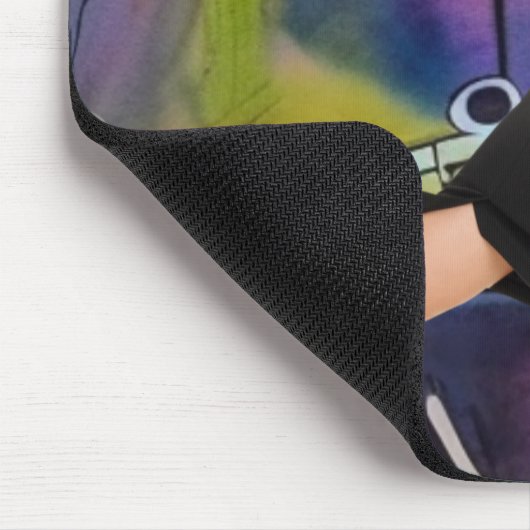 Lopend uit tijd muismat (Hoek)