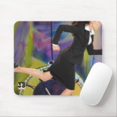 Lopend uit tijd muismat (Met muis)