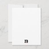 Lopend uit tijd notitiekaartje (Achterkant)