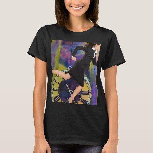 Lopend uit tijd t-shirt (Voorkant)