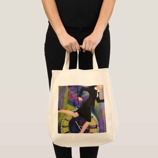 Lopend uit tijd tote bag (Voorkant (product))