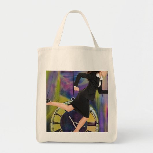 Lopend uit tijd tote bag (Voorkant)