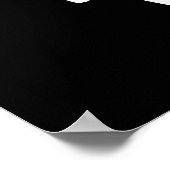 Lopend Water Grappig Water Pun Donker BG Poster (Hoek)