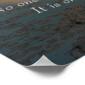 Lopend water - Poster (Hoek)