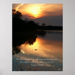 Lopend water - Poster