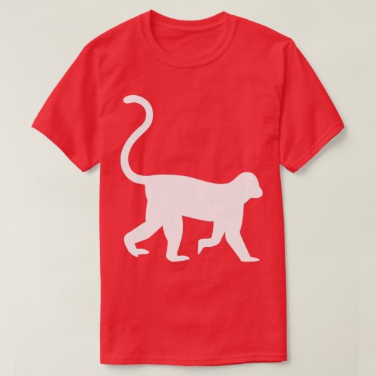 Lopende aap t-shirt (Design voorkant)